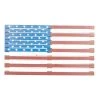 Grayson Lane 21-in H x 38-in W Farmhouse Wood American Flag Wall Accent