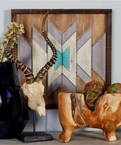 Grayson Lane 20-in H x 20-in W Abstract Wood Wall Accent -GRAYSON LANE shop 330941535 AlternateImage3 l