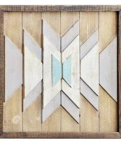 Grayson Lane 20-in H x 20-in W Abstract Wood Wall Accent