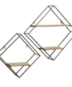 Grayson Lane Metal Shelves - Set of 2