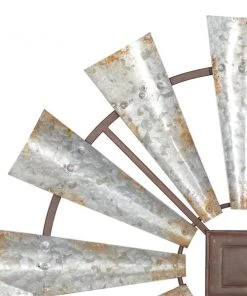 Grayson Lane 30-in H x 30-in W Farmhouse Silver Metal Wall Accent -GRAYSON LANE shop 330941540 AlternateImage5 l