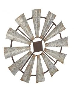 Grayson Lane 30-in H x 30-in W Farmhouse Silver Metal Wall Accent -GRAYSON LANE shop 330941540 AlternateImage7 l