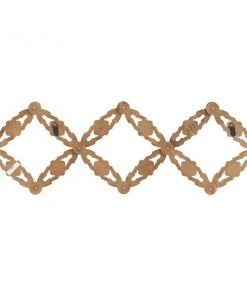 Grayson Lane Rustic Brown Wood Decorative Screw Wall Hooks with Flower Pattern - Set of 1 -GRAYSON LANE shop 330941541 AlternateImage5 l