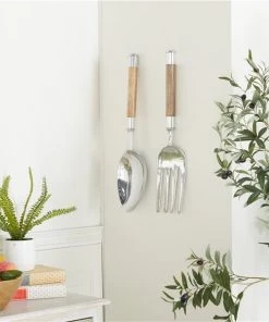 Grayson Lane 22-in H x 7-in W Kitchen Metal Wall Accent - Set of 2 -GRAYSON LANE shop 330941543 AlternateImage3 l