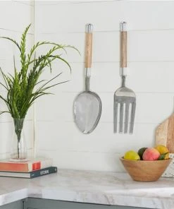 Grayson Lane 22-in H x 7-in W Kitchen Metal Wall Accent - Set of 2 -GRAYSON LANE shop 330941543 AlternateImage4 l