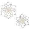 Grayson Lane 20.3-in H x 17.7-in W Ornamental Metal Wall Accent - Set of 2