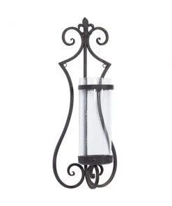 Grayson Lane 1 Candle Black Traditional Metal Sconce Candle Holder -GRAYSON LANE shop 330941549 AlternateImage5 l