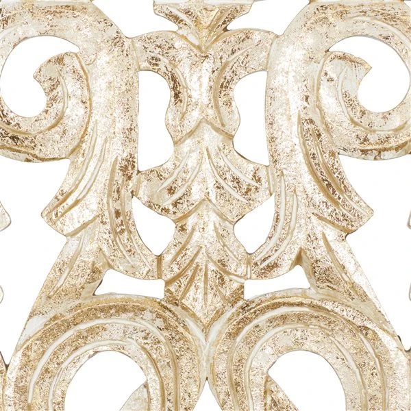 Grayson Lane 36-in H x 12-in W Ornamental Gold Wood Wall Accent 5 Grayson Lane 36-in H x 12-in W Ornamental Gold Wood Wall Accent - Image 5