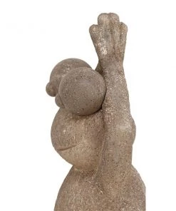 Grayson Lane 23-in x 17-in Brown Polystone Eclectic Frog Garden Sculpture -GRAYSON LANE shop 330941578 AlternateImage3 l