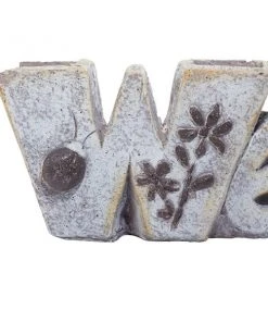 Grayson Lane 9-in x 33-in White Polystone Country Welcome Garden Sculpture -GRAYSON LANE shop 330941589 AlternateImage3 l