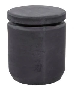 Grayson Lane 17-in x 15-in Black Outdoor Foot Stool -GRAYSON LANE shop 330941601 AlternateImage5 l