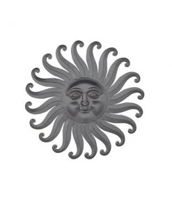 Grayson Lane 30-in H x 30-in W Rustic Iron Sun Wall Accent
