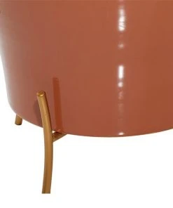 Grayson Lane 11.85-in W x 12-in H Orange Metal Wall Planter - 2-Pack 7 Grayson Lane 11.85-in W x 12-in H Orange Metal Wall Planter - 2-Pack -GRAYSON LANE shop 330941614 AlternateImage3 l