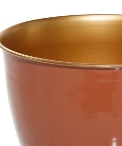 Grayson Lane 11.85-in W x 12-in H Orange Metal Wall Planter - 2-Pack 8 Grayson Lane 11.85-in W x 12-in H Orange Metal Wall Planter - 2-Pack -GRAYSON LANE shop 330941614 AlternateImage4 l