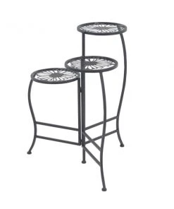 Grayson Lane 24-in Black Outdoor Cast Iron Plant Stand -GRAYSON LANE shop 330941624 AlternateImage5 l