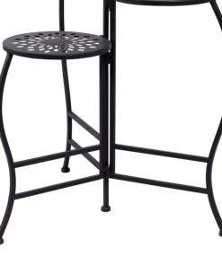 Grayson Lane 24-in Black Outdoor Round Cast Iron Plant Stand -GRAYSON LANE shop 330941626 AlternateImage4 l