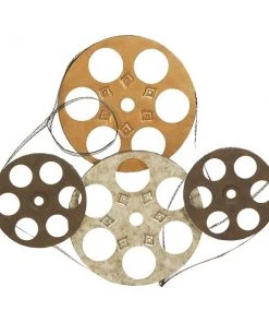 Grayson Lane 22-in H x 25-in W Vintage Entertainment Metal Wall Accent