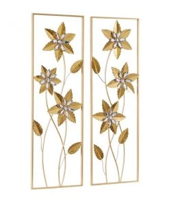 Grayson Lane 36-in H x 12-in W Contemporary Floral Metal Wall Accent - Set of 2 9 Grayson Lane 36-in H x 12-in W Contemporary Floral Metal Wall Accent - Set of 2 -GRAYSON LANE shop 330941632 AlternateImage7 l