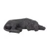 Grayson Lane 6-in x 23-in Black Ceramic Farmhouse Dog Garden Sculpture