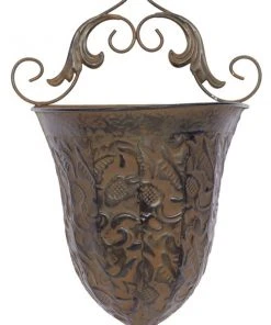 Grayson Lane 16-in W x 22-in H Brown Metal Hanging Planter - 2-Pack -GRAYSON LANE shop 330941643 AlternateImage4 l