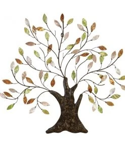 Grayson Lane 30-in H x 29-in W Traditional Metal Tree Wall Accent