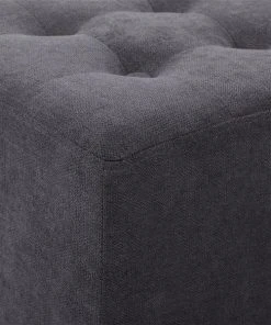 Grayson Lane Modern Grey Polyester Square Ottoman -GRAYSON LANE shop 330941646 AlternateImage3 l