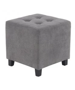 Grayson Lane Modern Grey Polyester Square Ottoman -GRAYSON LANE shop 330941646 AlternateImage5 l