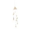 Grayson Lane 32-in Gold Wood Stars Wind Chime with Cone-Shaped Wind Catchers