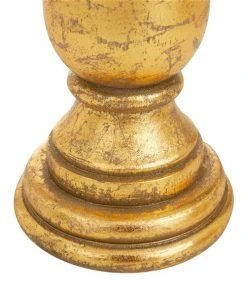 Grayson Lane 1-Candle Gold Wood Pillar Candle Holders - 3-Piece -GRAYSON LANE shop 330942154 AlternateImage4 l