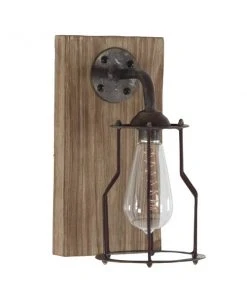 Grayson Lane 8-in W 1-Light Brown Industrial Wall Sconce -GRAYSON LANE shop 330942155 AlternateImage5 l
