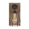 Grayson Lane 8-in W 1-Light Brown Industrial Wall Sconce