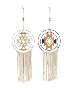 Grayson Lane 33-in H x 10-in W Ornamental Metal Wall Accent - Set of 2