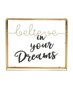 Grayson Lane Gold Metal Framed 10-in H x 12-in W Inspirational Metal Sign -GRAYSON LANE shop 330942168 AlternateImage7 l