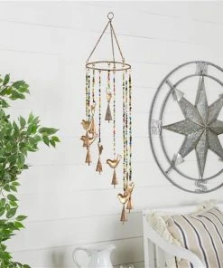 Grayson Lane 26-in Gold Metal Birds Wind Chime -GRAYSON LANE shop 330942174 AlternateImage2 l