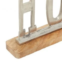 Grayson Lane Glam Silver Wood/Aluminum Home Sign Tabletop Decoration 8 Grayson Lane Glam Silver Wood/Aluminum Home Sign Tabletop Decoration -GRAYSON LANE shop 330942175 AlternateImage5 l