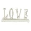 Grayson Lane Modern Silver Terrazzo Love Sign Tabletop Decoration