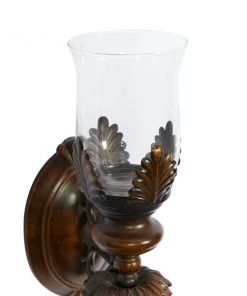 Grayson Lane 1-Candle Brown Metal Sconce Candle Holder 3 Grayson Lane 1-Candle Brown Metal Sconce Candle Holder -GRAYSON LANE shop 330942183 AlternateImage3 l