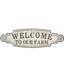 Grayson Lane 11-in H x 36-in W Farmhouse Metal Wall Accent