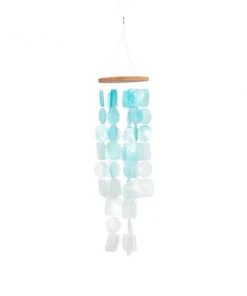 Grayson Lane 24-in Blue Capiz Shell Wind Chime