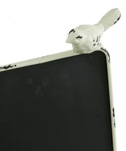Grayson Lane Farmhouse White Iron Birds with Chalkboard Tabletop Decoration - Set of 3 -GRAYSON LANE shop 330942198 AlternateImage5 l