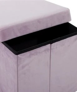 Grayson Lane Modern Pink Polyester Square Integrated Storage Ottoman 8 Grayson Lane Modern Pink Polyester Square Integrated Storage Ottoman -GRAYSON LANE shop 330942200 AlternateImage3 l