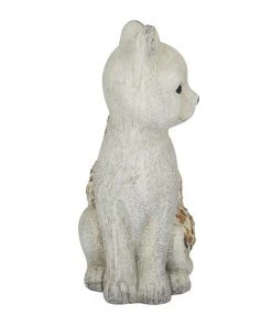 Grayson Lane 13.90-in H x 7.15-in W Grey Cat Garden Statue -GRAYSON LANE shop 330942202 AlternateImage5 l