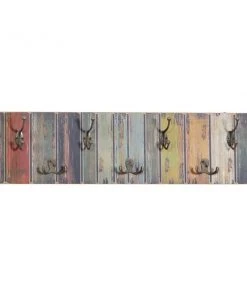 Grayson Lane 14-Hook Decorative Multicolour MDF Wall Hook
