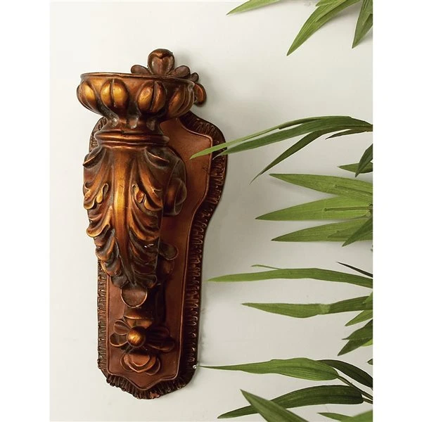 330942214_AlternateImage1_l.jpg Grayson Lane 1-Candle Bronze Resin Sconce Candle Holder -GRAYSON LANE shop 330942214 AlternateImage1 l
