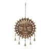 Grayson Lane 19-in Bronze Metal Sunface Wind Chime with Bells