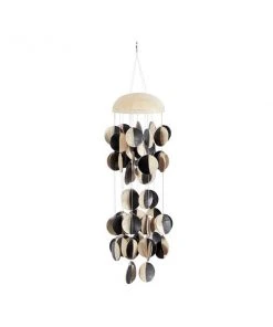 Grayson Lane 17-in Black/Cream Capiz Shell Wind Chime -GRAYSON LANE shop 330942225 AlternateImage5 l