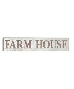 Grayson Lane 10-in H x 36-in W Farmhouse Metal Wall Accent