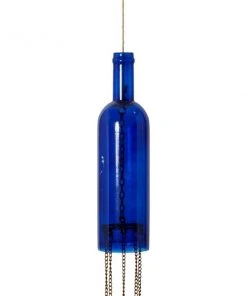 Grayson Lane 41-in Blue Glass Wind Chime with Cone-Shaped Wind Catchers -GRAYSON LANE shop 330942230 AlternateImage3 l