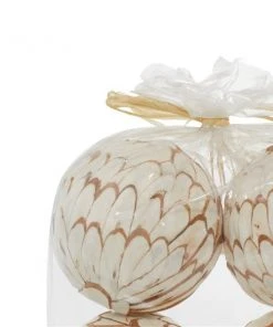 Grayson Lane White/Beige Natural Orbs and Vase Fillers - 2-Pack -GRAYSON LANE shop 330942231 AlternateImage3 l