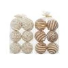 Grayson Lane White/Beige Natural Orbs and Vase Fillers - 2-Pack